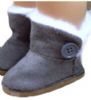 high quality 18 inch grey doll boots