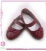 red pu doll shoes for 18 inch dolls